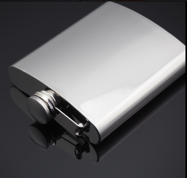 4oz to 8oz high mirror polished hip flask