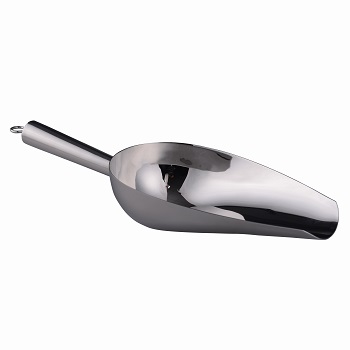 Stainless steel ice scoop