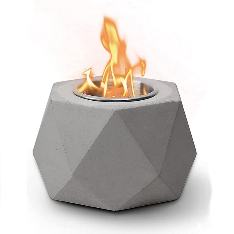 Concrete Ethanol Tabletop Fire Pit