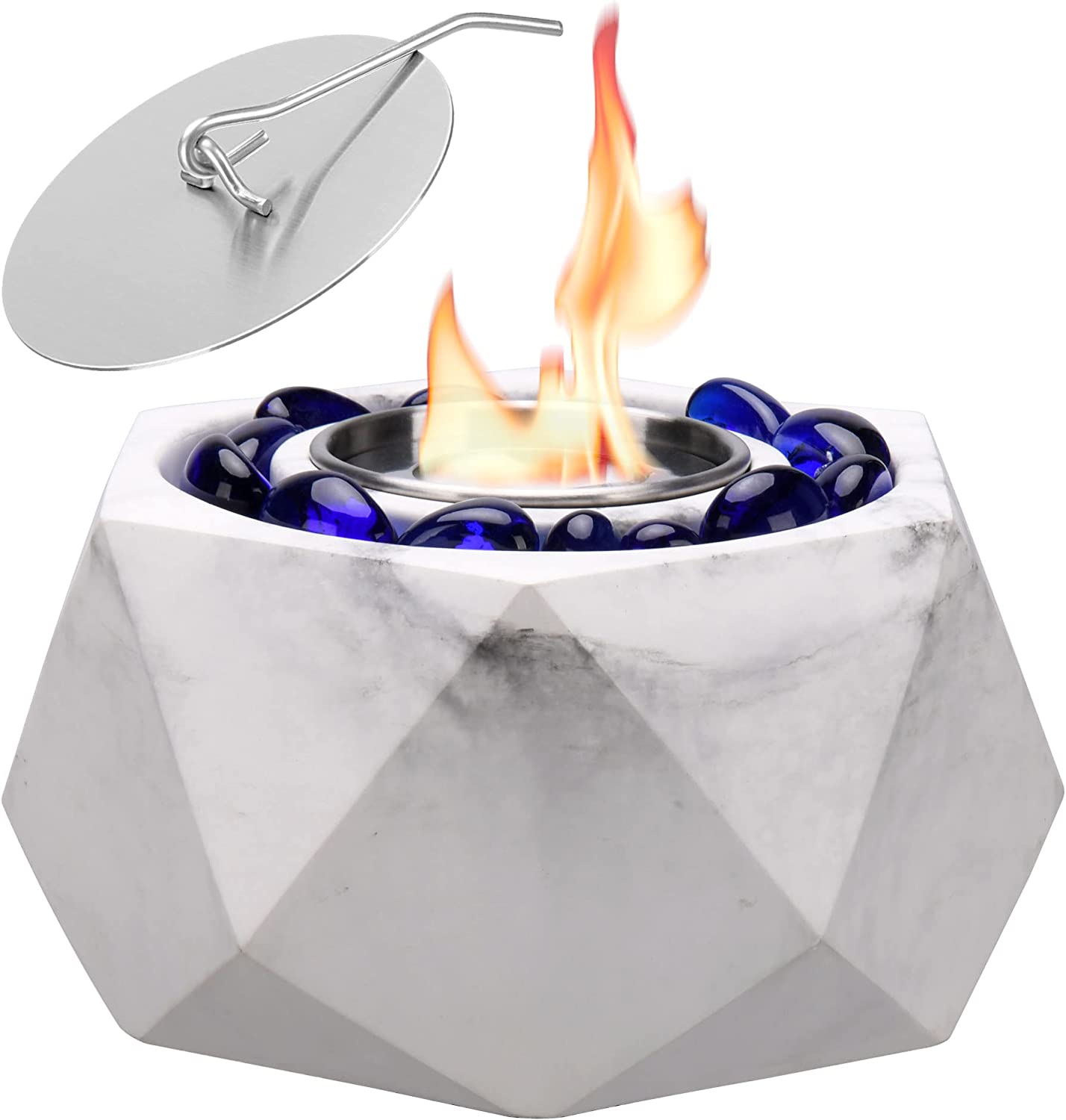 Concrete Ethanol Tabletop Fire Pit