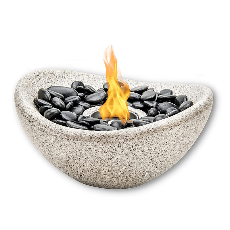 Concrete Ethanol Tabletop Fire Pit