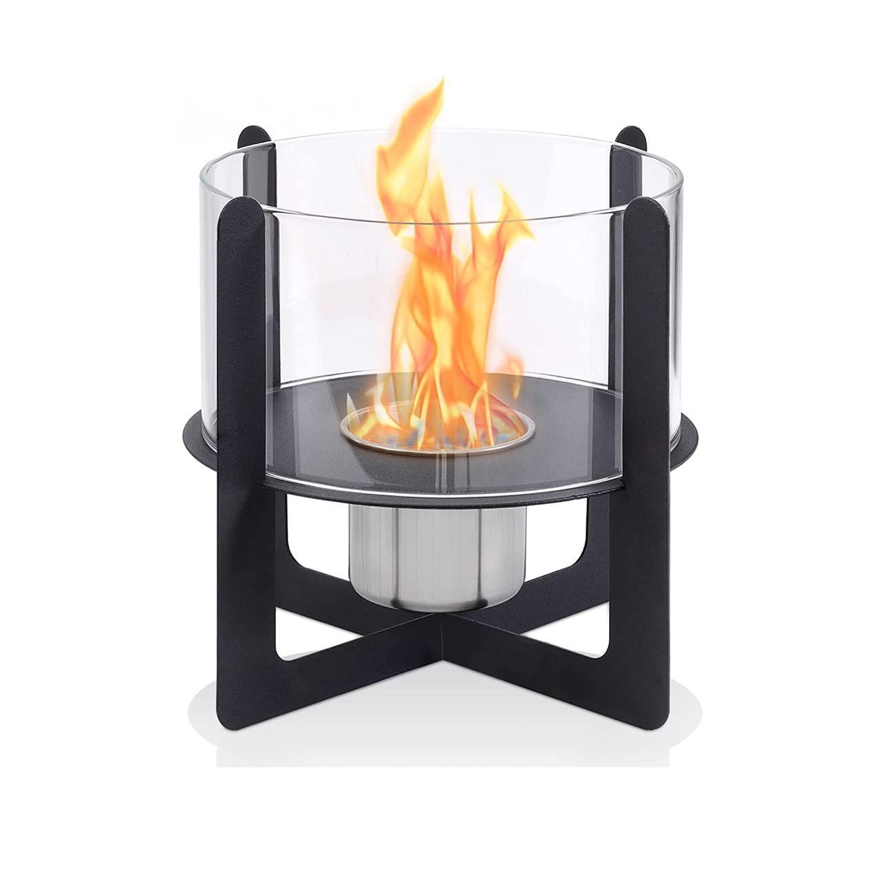 Round Tabletop Fireplace